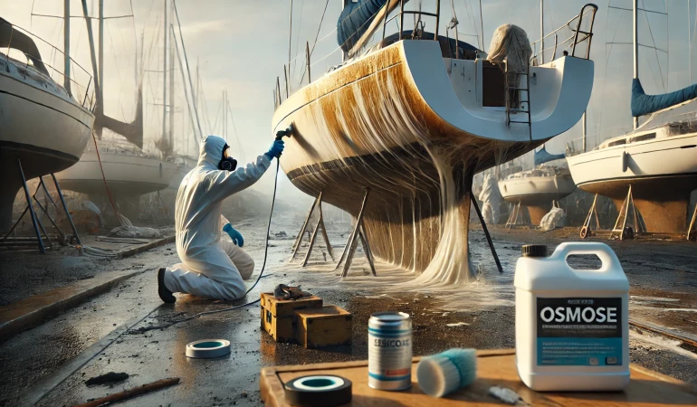 Herken en behandel osmose op je onderwaterschip